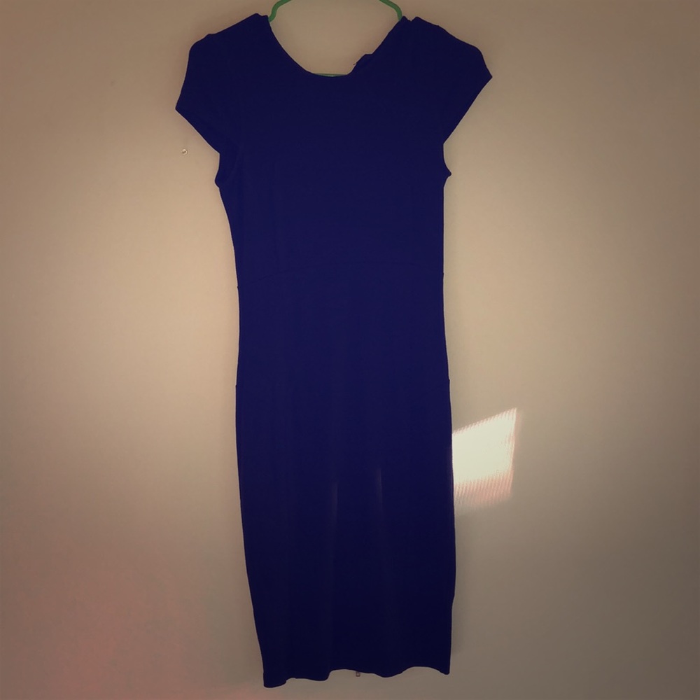 Navy professional dress , perfect for an office !
